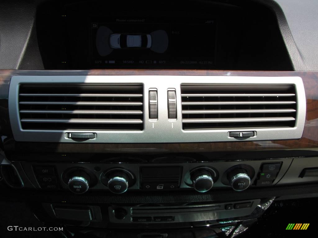 2007 7 Series 750Li Sedan - Black Sapphire Metallic / Cream Beige photo #27