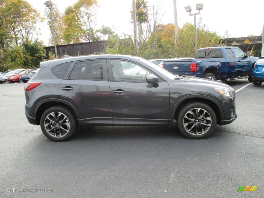 2016 CX-5 Grand Touring AWD - Meteor Gray Mica / Black photo #5