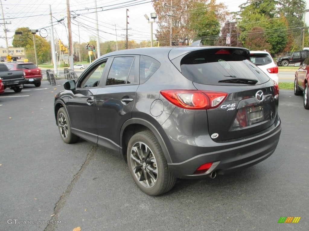 2016 CX-5 Grand Touring AWD - Meteor Gray Mica / Black photo #8