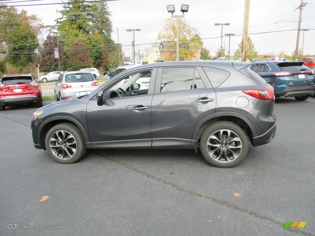 2016 CX-5 Grand Touring AWD - Meteor Gray Mica / Black photo #9