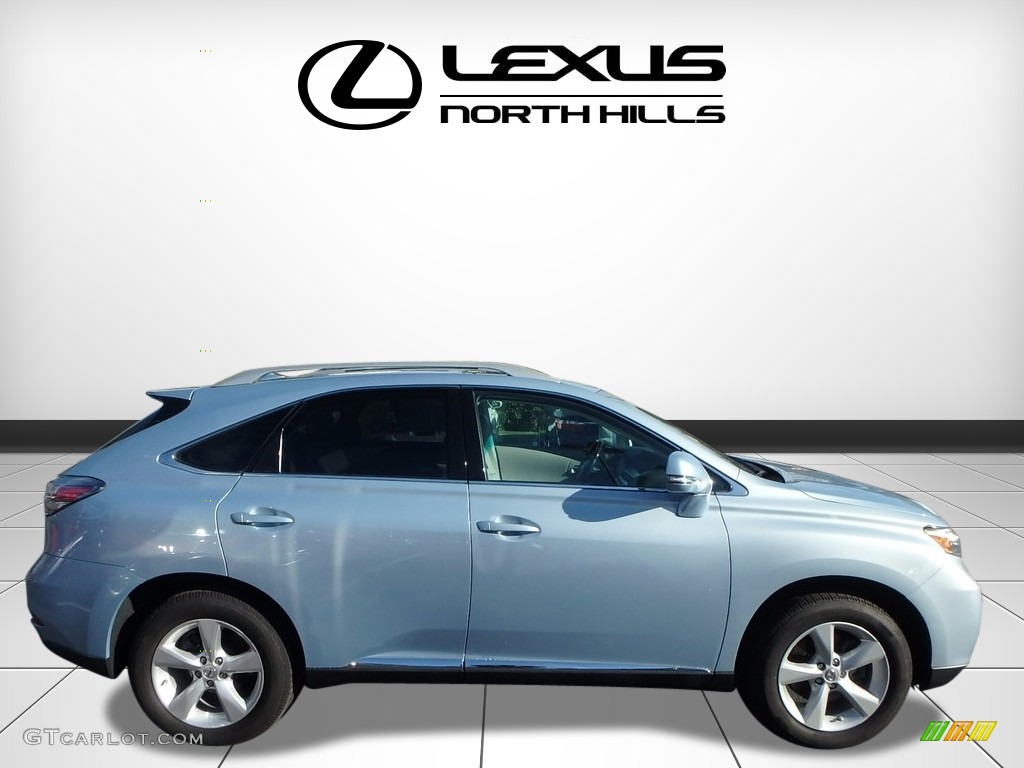 2012 RX 350 AWD - Cerulean Blue Metallic / Light Gray photo #2