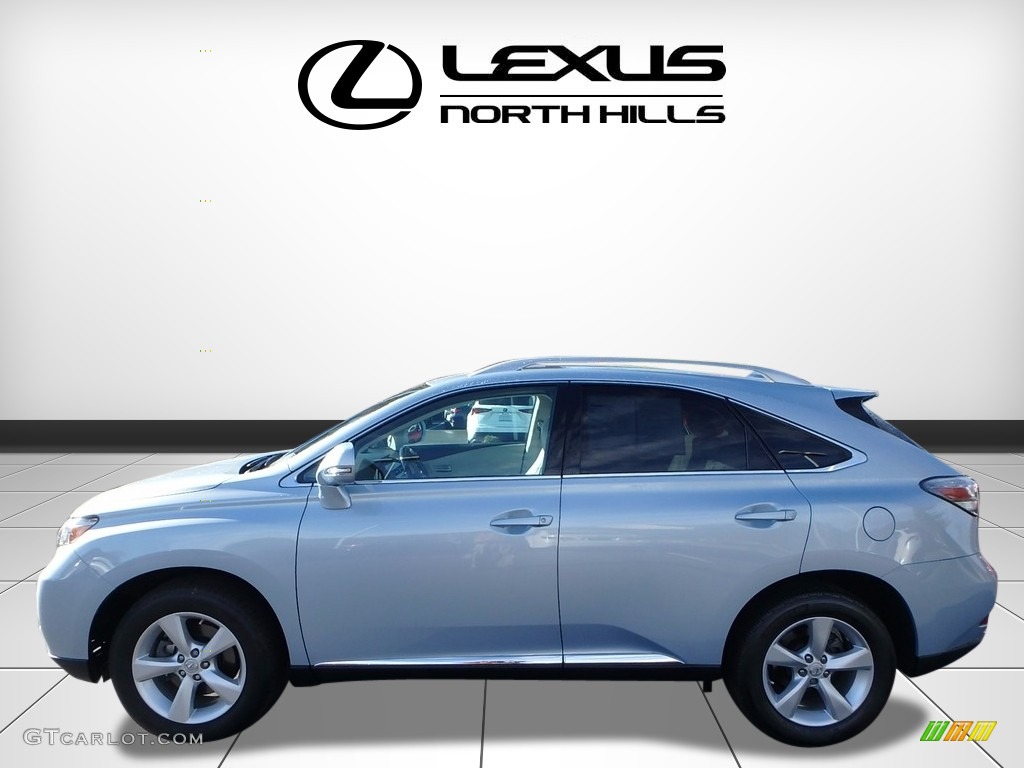 2012 RX 350 AWD - Cerulean Blue Metallic / Light Gray photo #3
