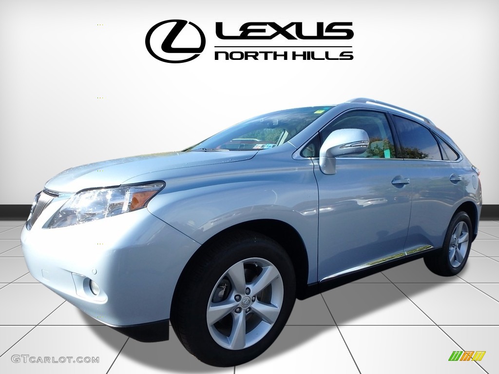2012 RX 350 AWD - Cerulean Blue Metallic / Light Gray photo #4