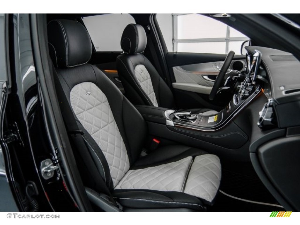designo Platinum White Pearl/Black Interior 2018 Mercedes-Benz GLC 300 Photo #123813198