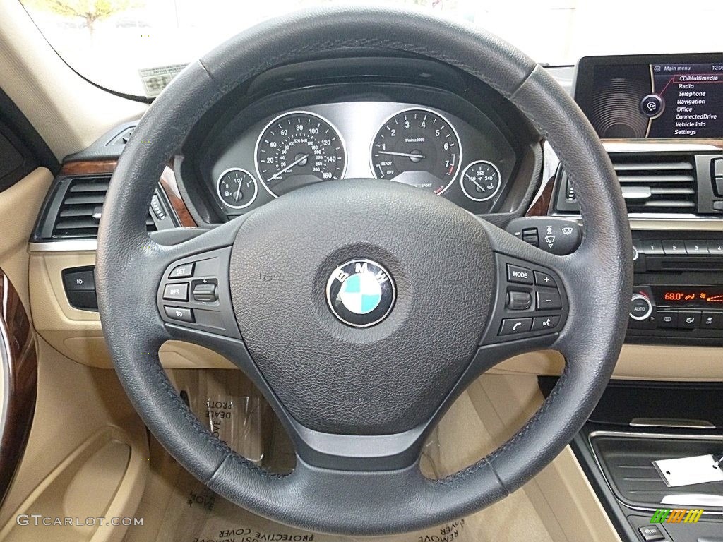 2013 3 Series 320i xDrive Sedan - Orion Silver Metallic / Venetian Beige photo #29