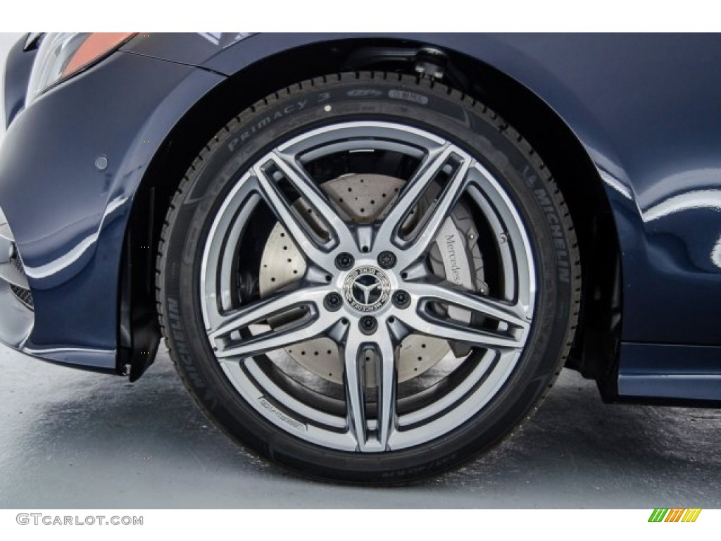 2018 E 400 Coupe - Lunar Blue Metallic / Macchiato Beige/Yacht Blue photo #5