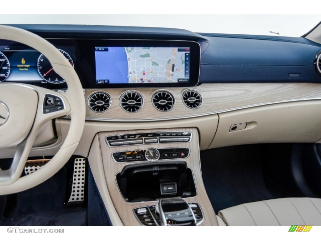 2018 E 400 Coupe - Lunar Blue Metallic / Macchiato Beige/Yacht Blue photo #6