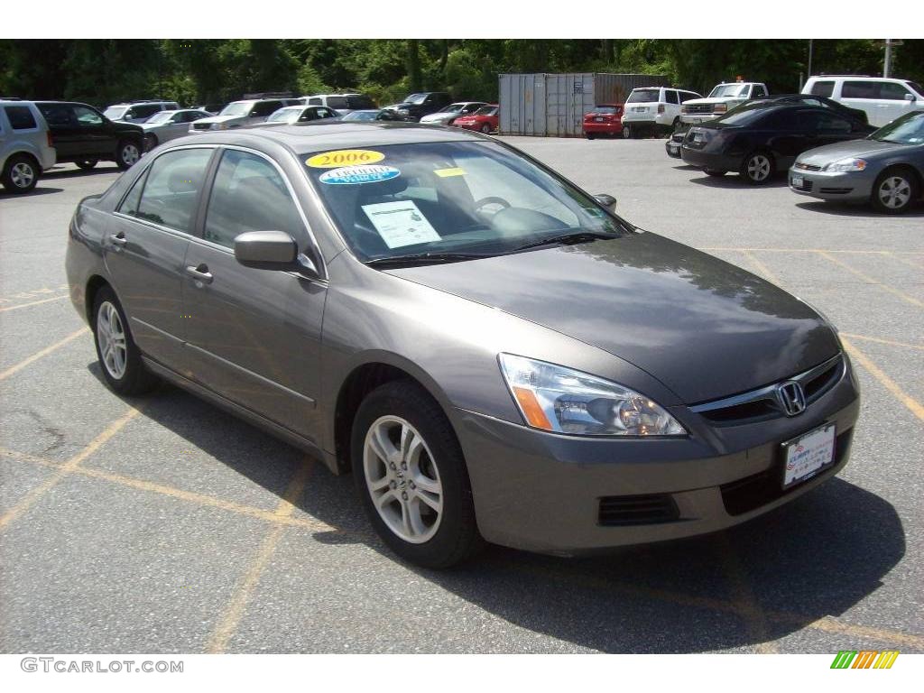 2006 Accord EX Sedan - Carbon Bronze Pearl / Black photo #1