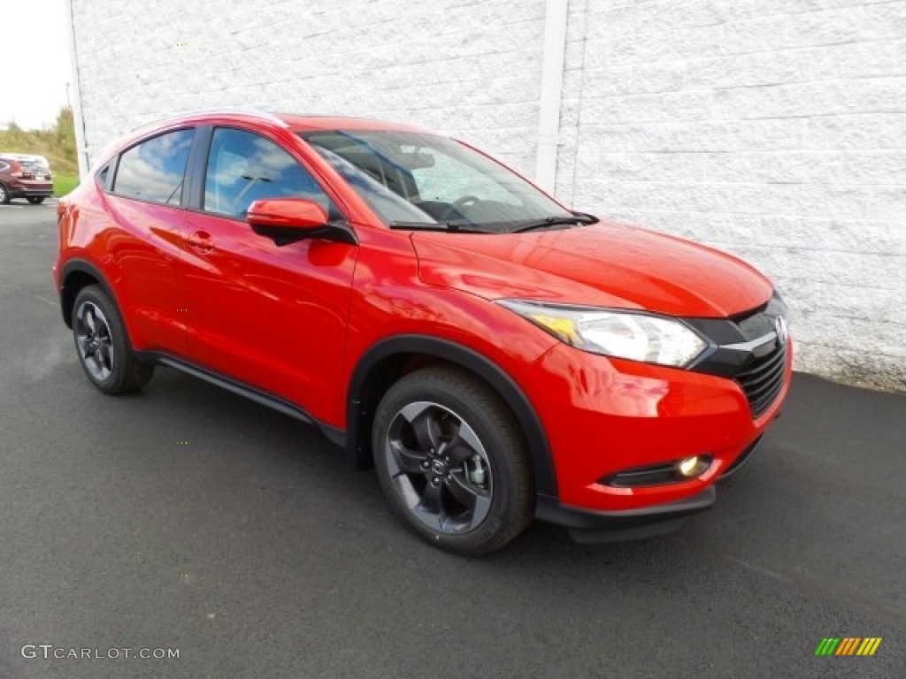 2018 HR-V EX-L AWD - Milano Red / Black photo #1