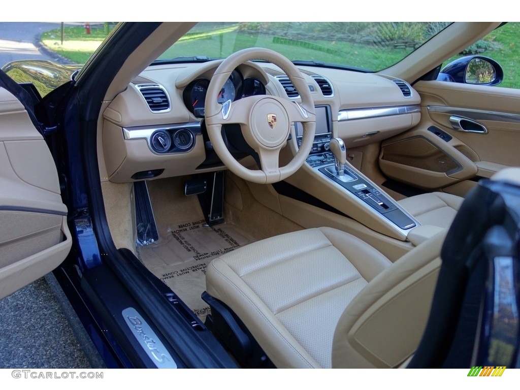 Luxor Beige Interior 2016 Porsche Boxster S Photo #123818070