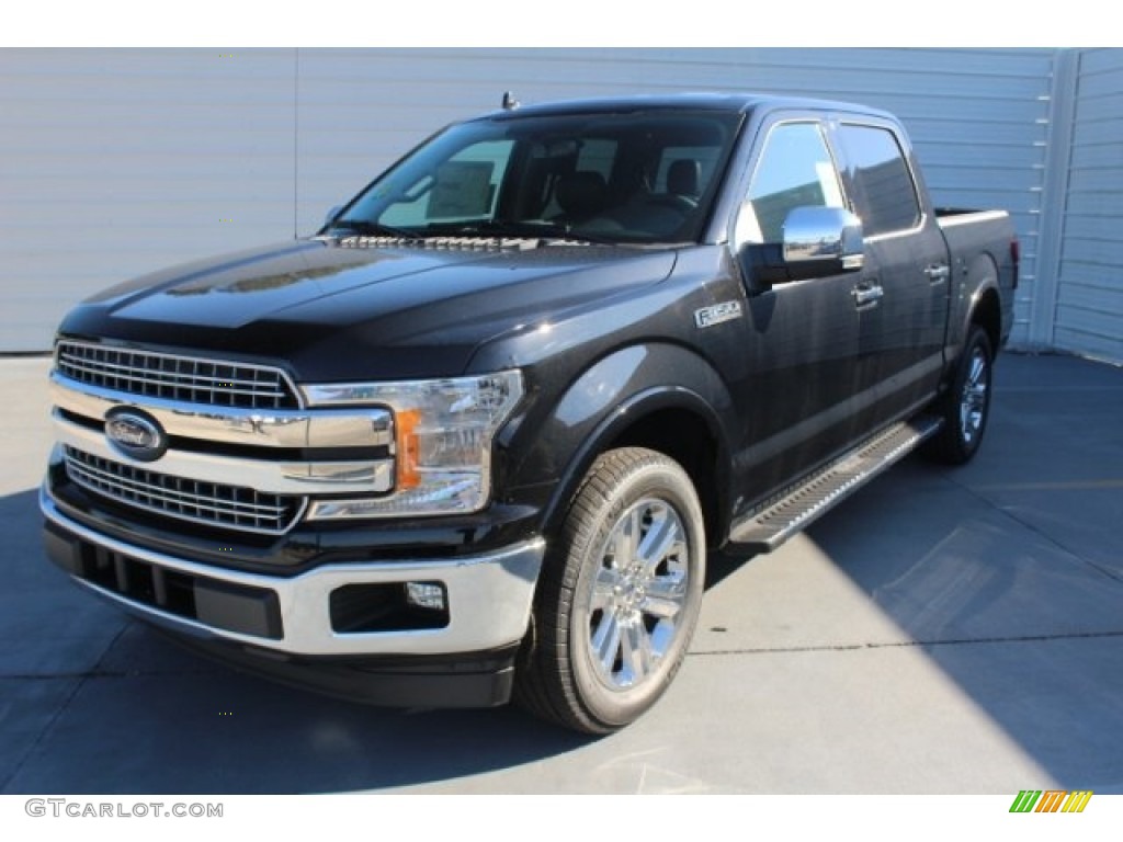 2018 F150 Lariat SuperCrew - Shadow Black / Black photo #3