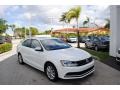 2017 Pure White Volkswagen Jetta SE  photo #1