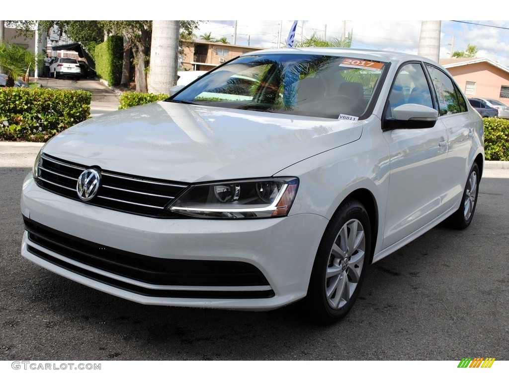 2017 Jetta SE - Pure White / Titan Black photo #5