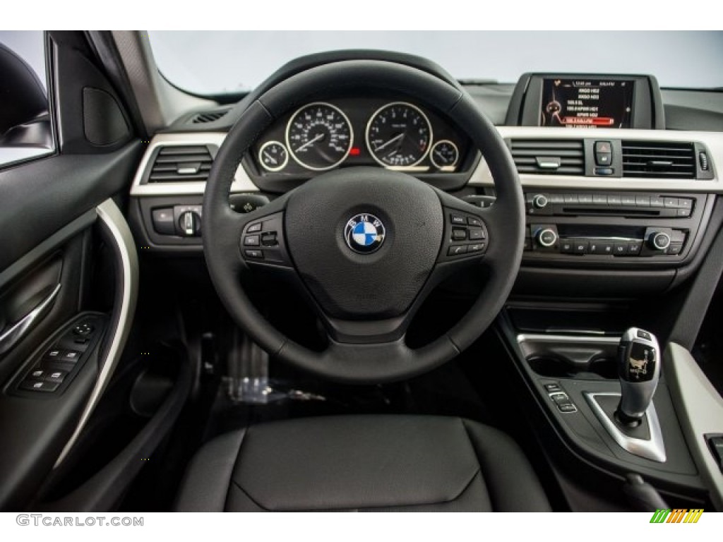 2015 3 Series 320i Sedan - Mineral Grey Metallic / Black photo #4