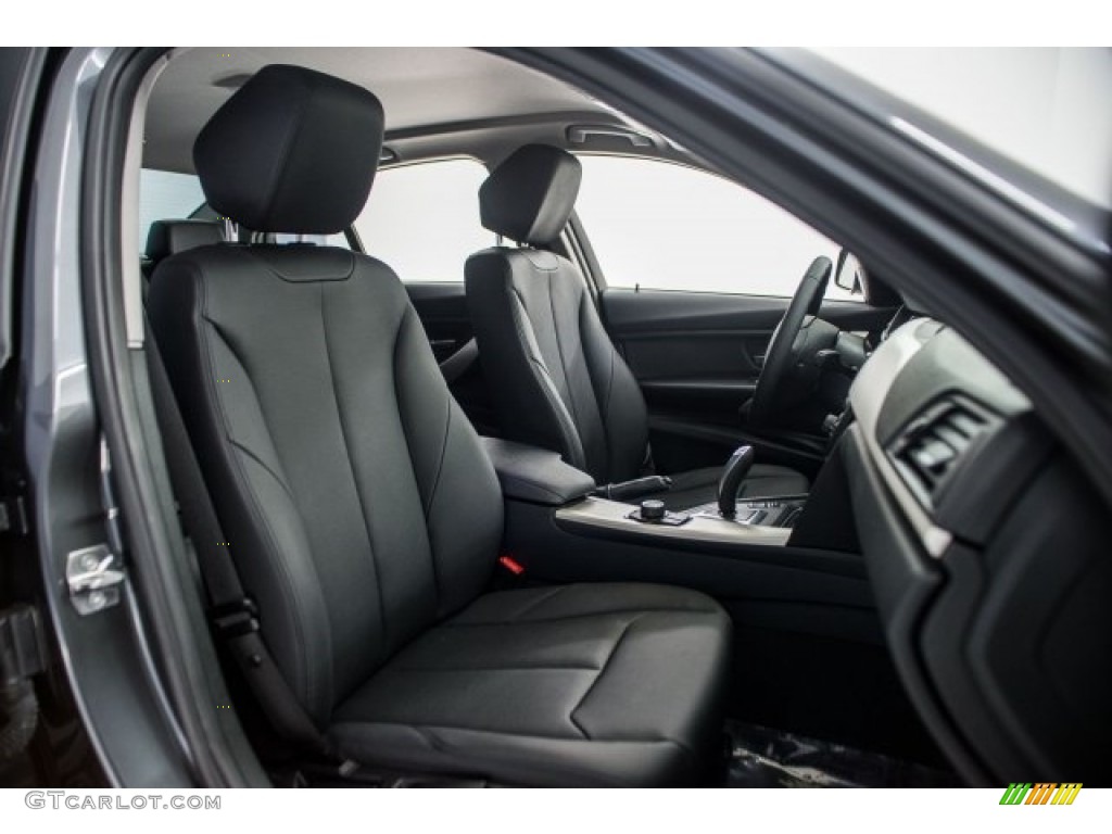 2015 3 Series 320i Sedan - Mineral Grey Metallic / Black photo #6