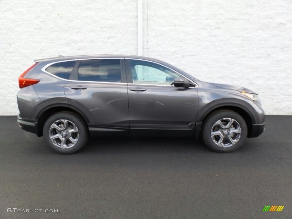 2018 CR-V EX-L AWD - Modern Steel Metallic / Gray photo #2
