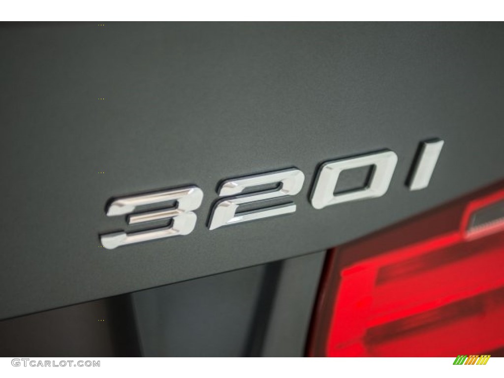 2015 3 Series 320i Sedan - Mineral Grey Metallic / Black photo #7