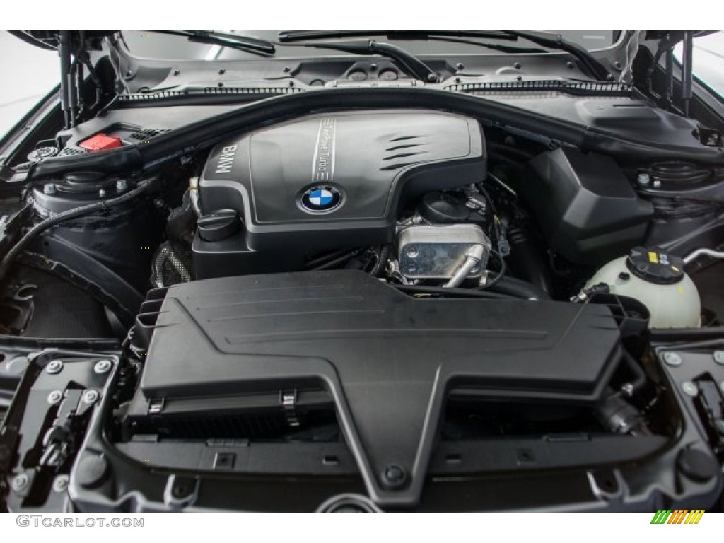 2015 3 Series 320i Sedan - Mineral Grey Metallic / Black photo #9