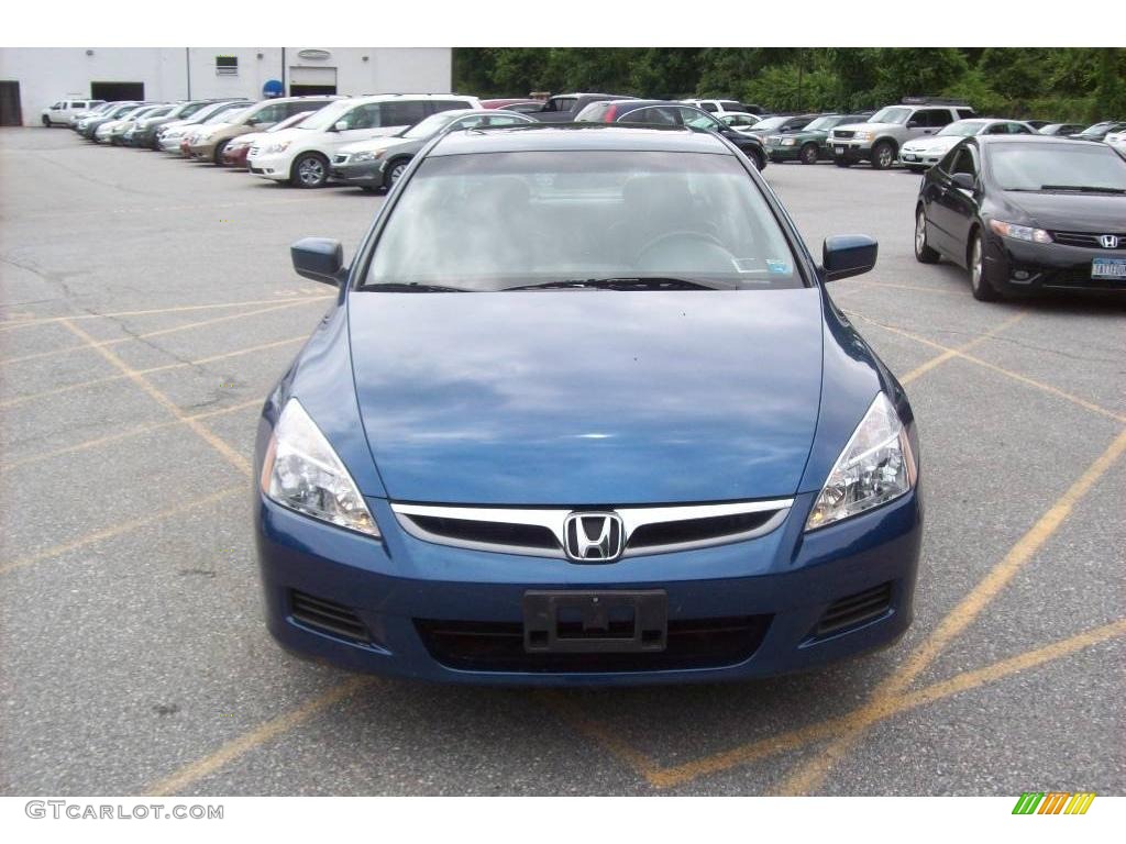 2006 Accord EX-L V6 Sedan - Sapphire Blue Pearl / Black photo #3