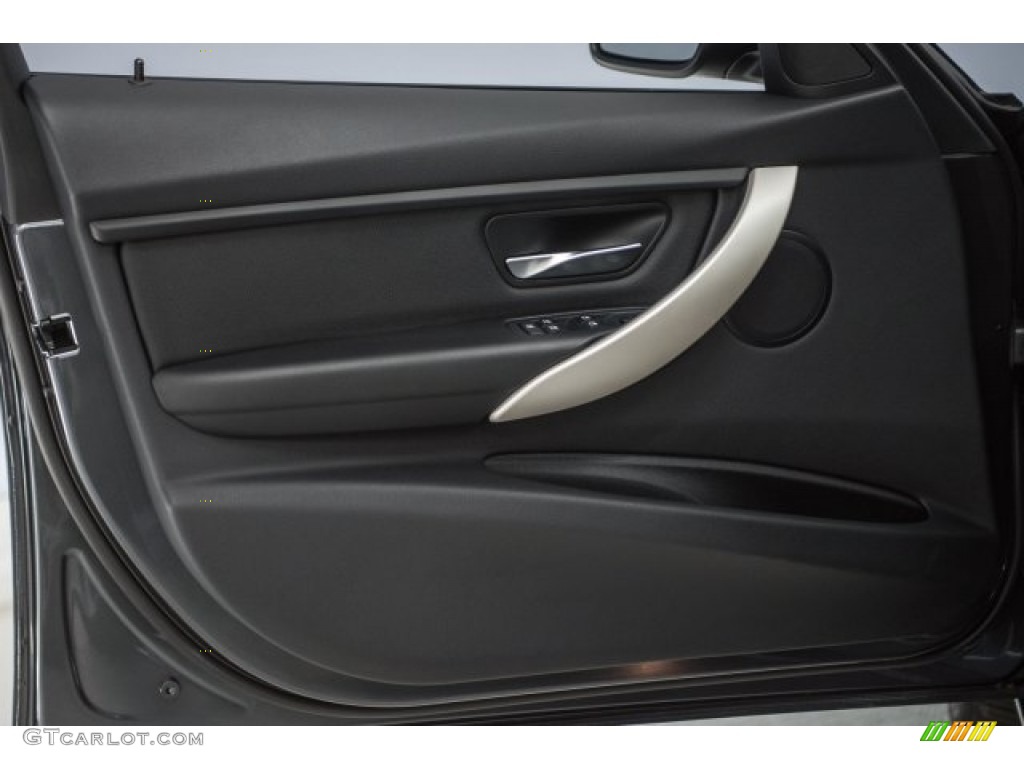 2015 3 Series 320i Sedan - Mineral Grey Metallic / Black photo #19