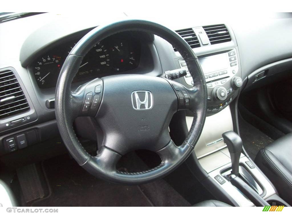 2006 Accord EX-L V6 Sedan - Sapphire Blue Pearl / Black photo #5