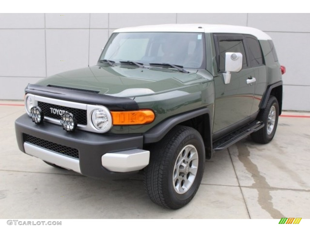 2013 FJ Cruiser 4WD - Army Green / Dark Charcoal photo #3