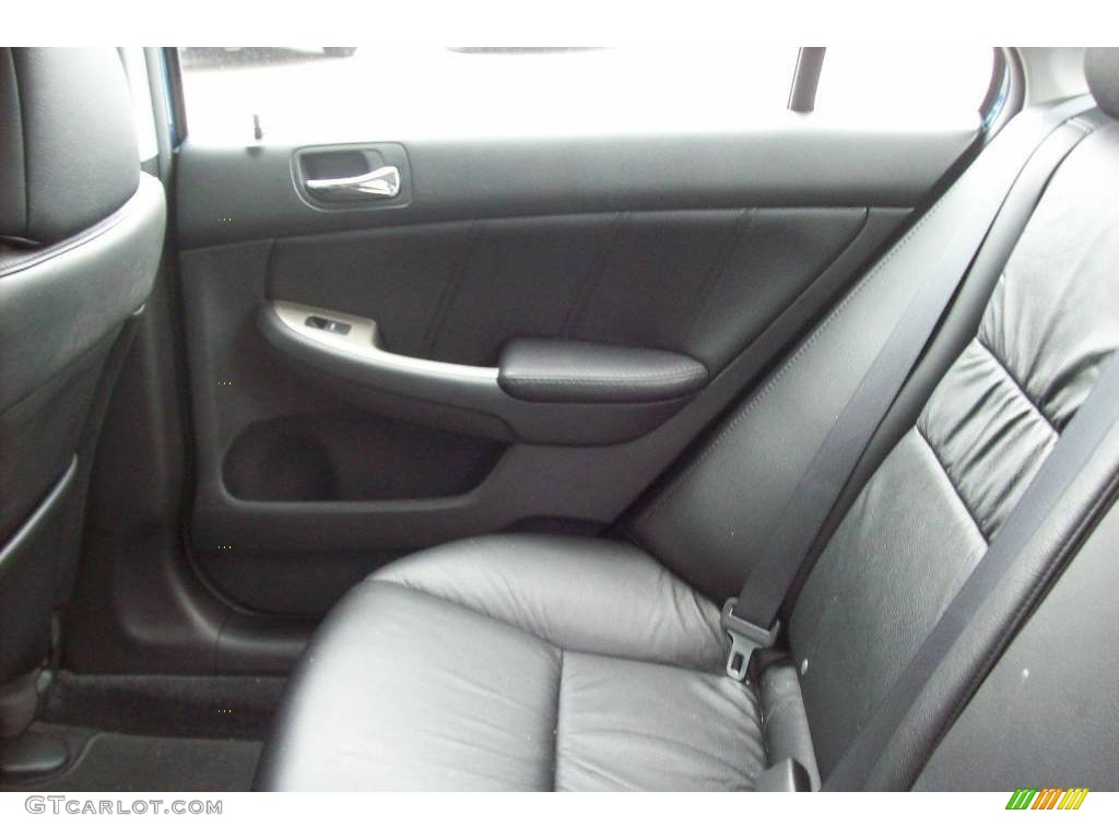 2006 Accord EX-L V6 Sedan - Sapphire Blue Pearl / Black photo #14