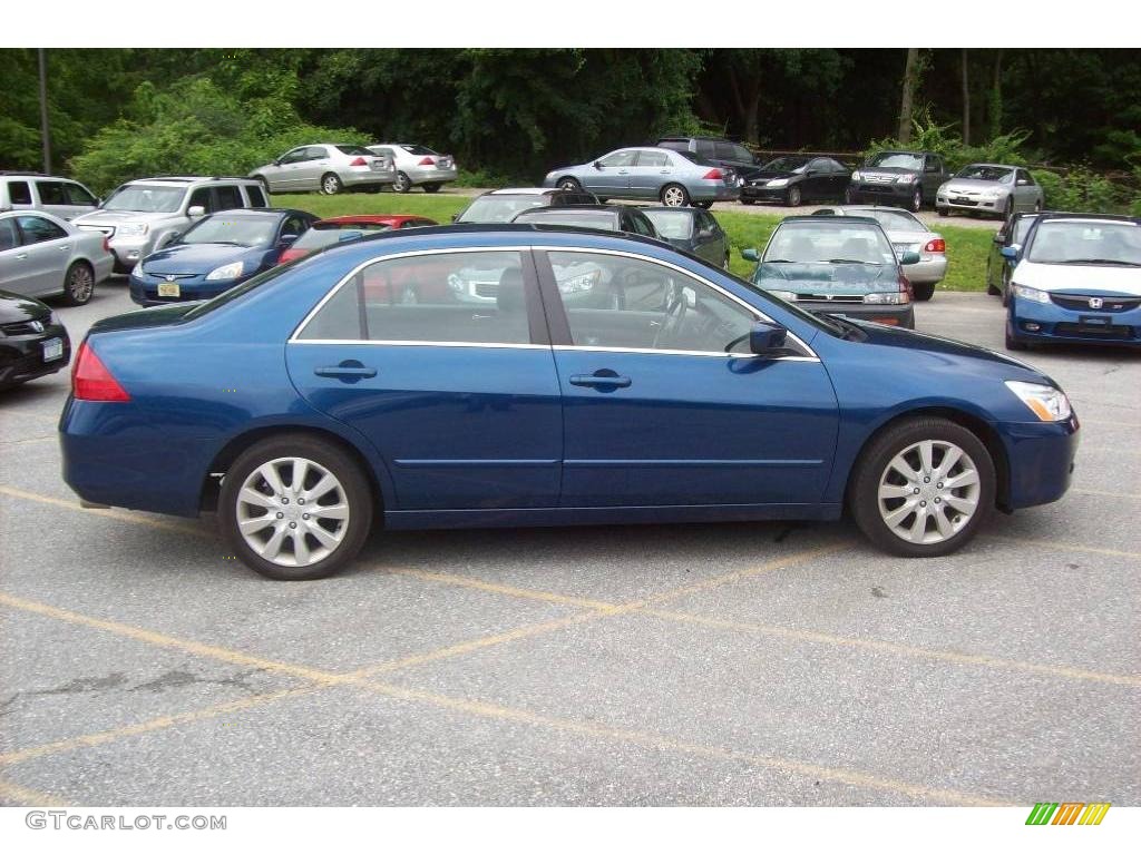 2006 Accord EX-L V6 Sedan - Sapphire Blue Pearl / Black photo #20