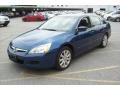 2006 Sapphire Blue Pearl Honda Accord EX-L V6 Sedan  photo #21
