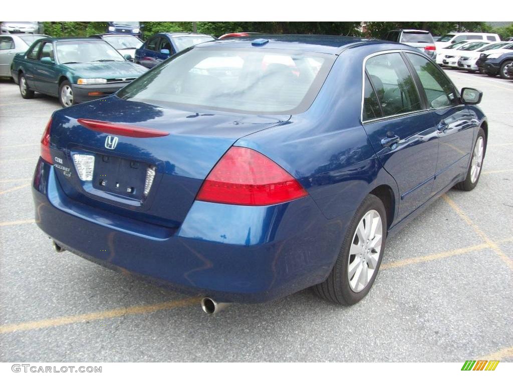 2006 Accord EX-L V6 Sedan - Sapphire Blue Pearl / Black photo #22