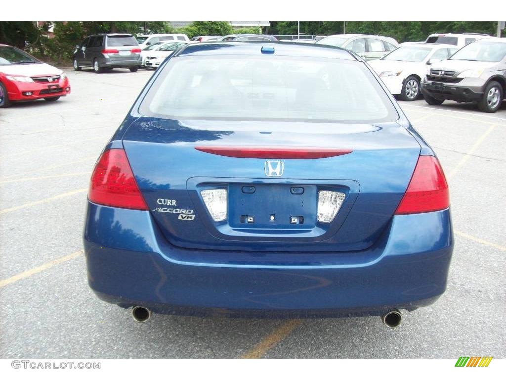 2006 Accord EX-L V6 Sedan - Sapphire Blue Pearl / Black photo #23