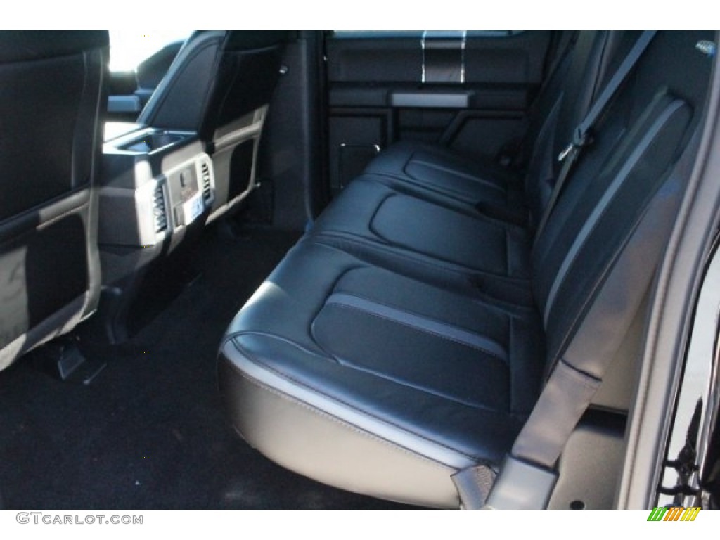 2018 Ford F150 Platinum SuperCrew 4x4 Rear Seat Photo #123822969
