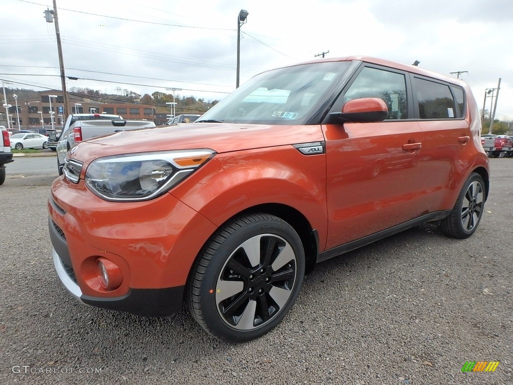 Wild Orange 2018 Kia Soul + Exterior Photo #123823995