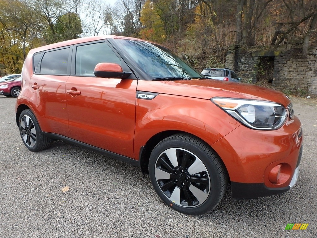 Wild Orange 2018 Kia Soul + Exterior Photo #123824073