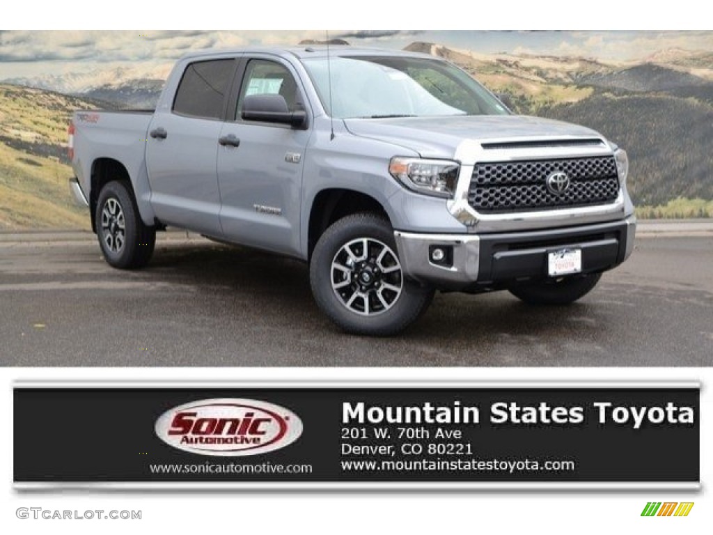 2018 Tundra SR5 CrewMax 4x4 - Cement / Black photo #1