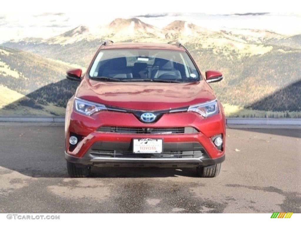 2018 RAV4 Limited AWD Hybrid - Ruby Flare Pearl / Black photo #1