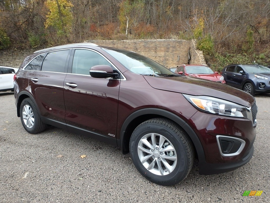 Sangria 2018 Kia Sorento LX AWD Exterior Photo #123826171