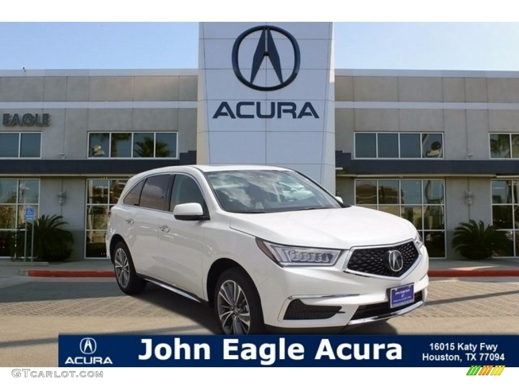 White Diamond Pearl Acura MDX