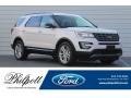 White Platinum 2017 Ford Explorer XLT