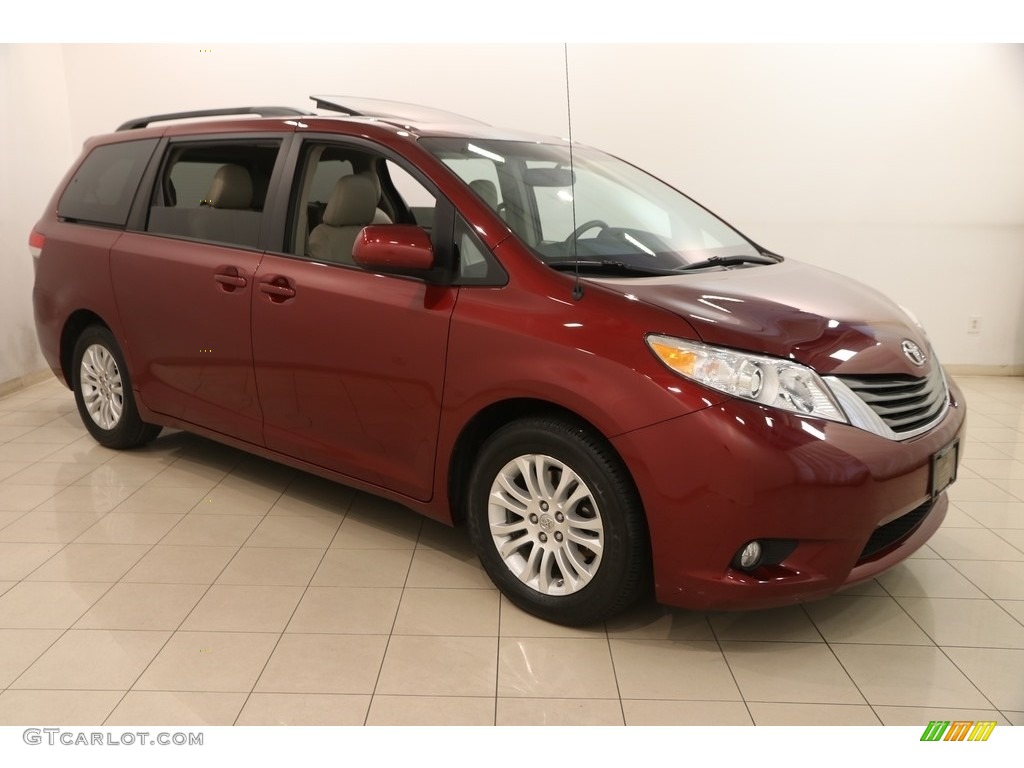 Salsa Red Pearl Toyota Sienna