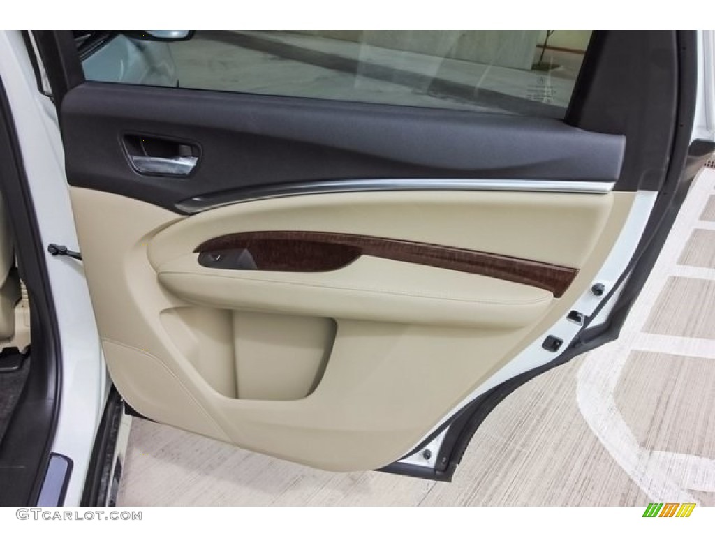 2018 Acura MDX Standard MDX Model Parchment Door Panel Photo #123828684