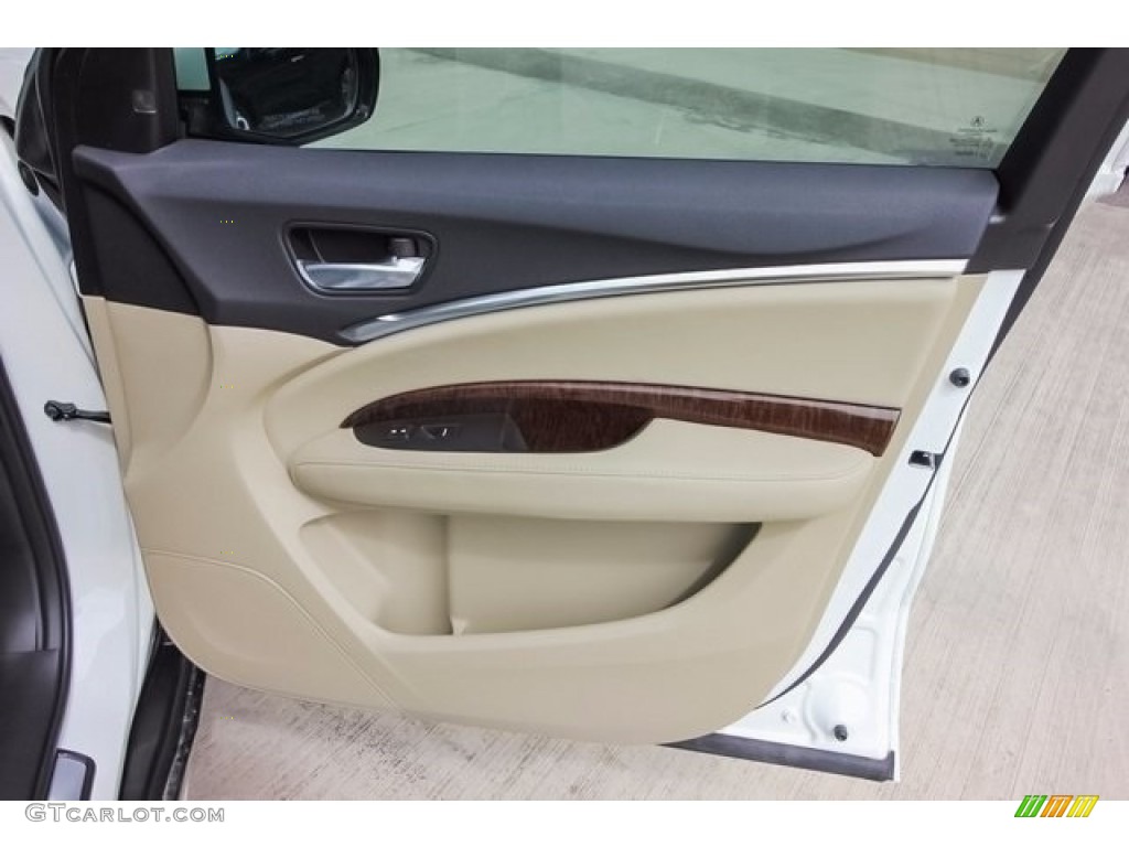 2018 Acura MDX Standard MDX Model Parchment Door Panel Photo #123828723