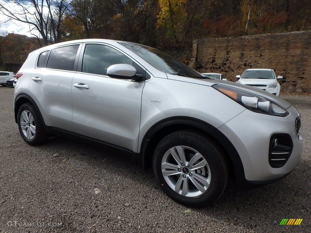 Sparkling Silver 2018 Kia Sportage LX AWD Exterior Photo #123829557