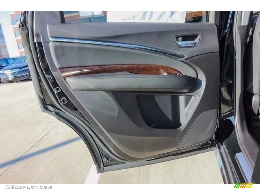 2018 Acura MDX Standard MDX Model Ebony Door Panel Photo #123830295