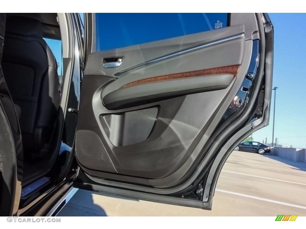 2018 Acura MDX Standard MDX Model Ebony Door Panel Photo #123830388