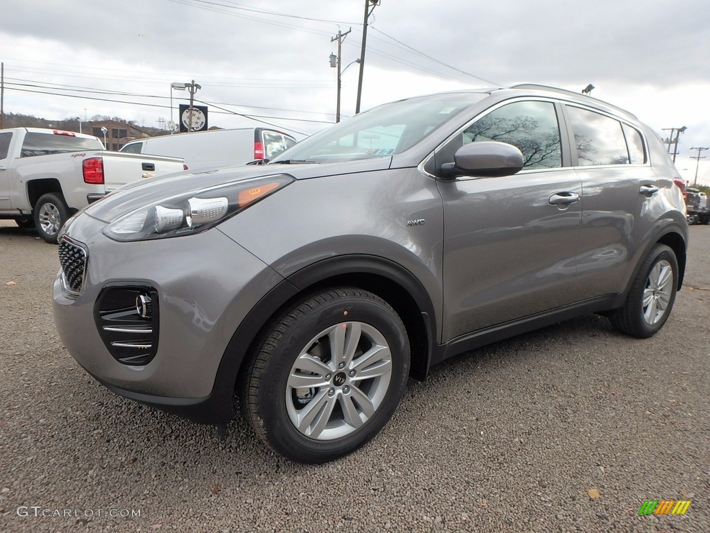 2018 Sportage LX AWD - Mineral Silver / Black photo #7