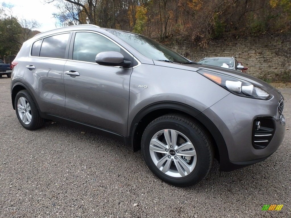 Mineral Silver 2018 Kia Sportage LX AWD Exterior Photo #123830850