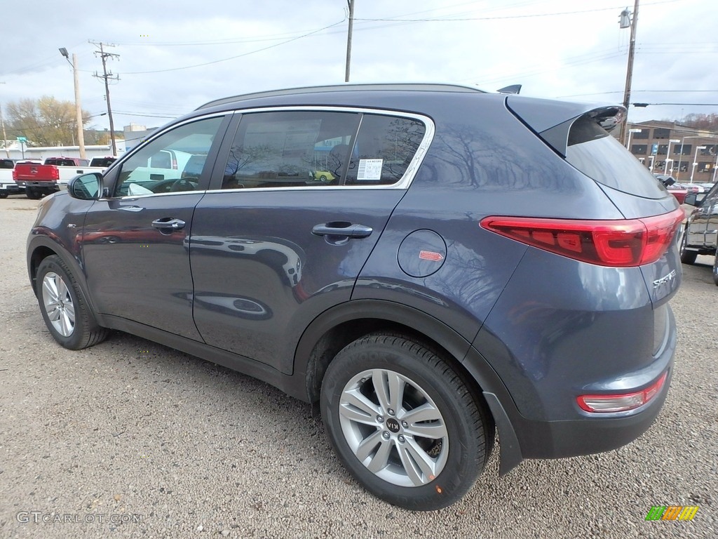 2018 Sportage LX AWD - Pacific Blue / Black photo #5