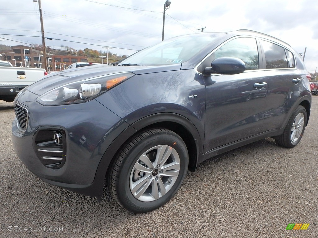 2018 Sportage LX AWD - Pacific Blue / Black photo #7