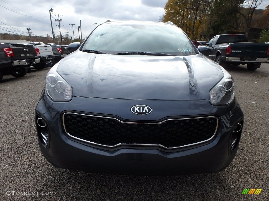 2018 Sportage LX AWD - Pacific Blue / Black photo #8